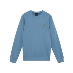 Bluza z okrągłym dekoltem Lyle & Scott. Niebieskie bluzy LYLE AND SCOTT, l, bez wzorów, bez kaptura. Za 281.75 zł.