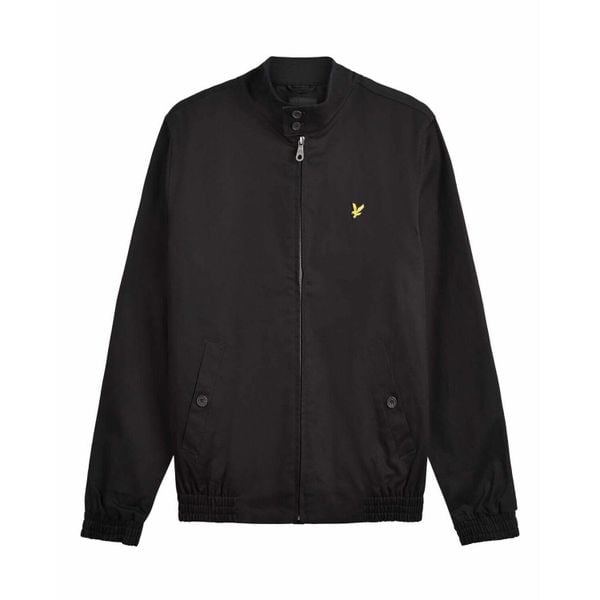 Kurtka Lyle & Scott. Czarne kurtki LYLE AND SCOTT, m, bez wzorów, z bawełny, bez kaptura. Za 456.50 zł.