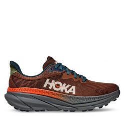 Buty do biegania Hoka. Brązowe buty do biegania HOKA, bez wzorów, bez zapięcia, do biegania. Za 599.99 zł.