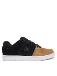 DC Sneakersy Manteca 4 ADYS100765-XKKS Czarny. Czarne buty sportowe casual DC, bez wzorów, ze skóry, bez zapięcia. Za 299.99 zł.
