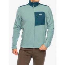 Bluza z zamkiem męska Helly Hansen Daybreaker Block Jacket. Zielone bluzy Helly Hansen, l, bez wzorów, bez kaptura. Za 261.99 zł.
