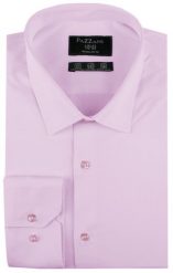 Jednokolorowa, Bawełniana Koszula o Prostym Kroju - Różowa. Czerwone koszule Pazzani, bez wzorów, z bawełny, bez kołnierzyka, bez ramiączek. Za 169.00 zł.