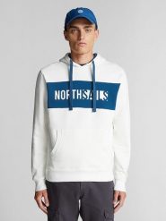 North Sails Bluza w kolorze biało-granatowym rozmiar: XL. Białe bluzy z kapturem North Sails, xl, bez wzorów, z bawełny, z kapturem. Za 233.45 zł.