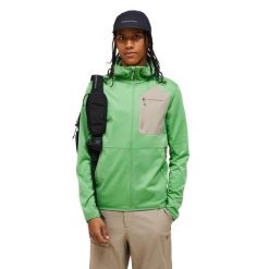 Bluza Peak Performance męska Utility Light Zip Hood zielona - XL. Zielone bluzy Peak Performance, m, bez wzorów, bez kaptura. Za 789.00 zł.