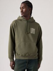 Levi's Bluza w kolorze khaki rozmiar: XL. Brązowe bluzy Levi's®, s, bez wzorów, z bawełny, z kapturem. Za 173.29 zł.