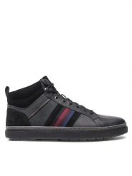 Lasocki Sneakersy MB-SPOD-12 Czarny. Czarne buty sportowe casual Lasocki, bez wzorów, ze skóry, bez zapięcia. Za 149.99 zł.