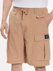 DC Szorty materiałowe Tundra ADYWS03068 Beżowy Regular Fit. Brązowe szorty DC, m, bez wzorów, z bawełny. Za 289.99 zł.