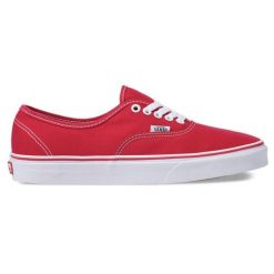 Buty do chodzenia dla dorosłych Vans Authentic trampki. Czerwone trampki Vans, m, bez wzorów, bez zapięcia. Za 317.25 zł.