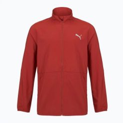 Kurtka do biegania męska PUMA Run Favorite Woven Jacket. Czerwone kurtki Puma, l, bez wzorów, z materiału, bez kaptura. Za 149.99 zł.