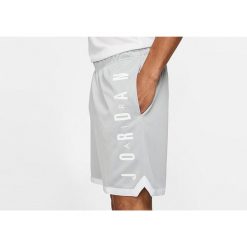 Spodenki męskie nike air jordan jumpman graphic knit shorts light smoke grey. Szare szorty Nike, m, bez wzorów. Za 199.00 zł.