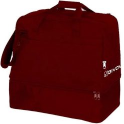 Torba sportowa Givova Revolution Big burgundowa. Czerwone torby na ramię Givova, bez wzorów, z materiału, na ramię, bez dodatków. Za 81.58 zł.