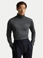 Polo Ralph Lauren Golf 710760126500 Szary ciemny Regular Fit. Szare golfy Polo Ralph Lauren, m, bez wzorów, z bawełny, bez kołnierzyka, bez ramiączek. Za 599.99 zł.