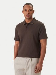 JOOP! Polo Jorge 30101934 Brązowy Slim Fit. Brązowe koszulki polo JOOP!, m, bez wzorów, z bawełny, bez kołnierzyka, bez ramiączek. Za 479.99 zł.