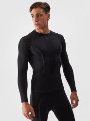 4F Podkoszulek termiczny w kolorze czarnym rozmiar: L/XL. Czarne bielizna termoaktywna 4F, l, bez wzorów, z materiału, bez ramiączek. Za 167.28 zł.