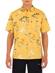 Hurley Koszula w kolorze żółtym rozmiar: XL. Żółte koszule Hurley, xl, z aplikacjami, bez kołnierzyka, bez ramiączek. Za 114.98 zł.