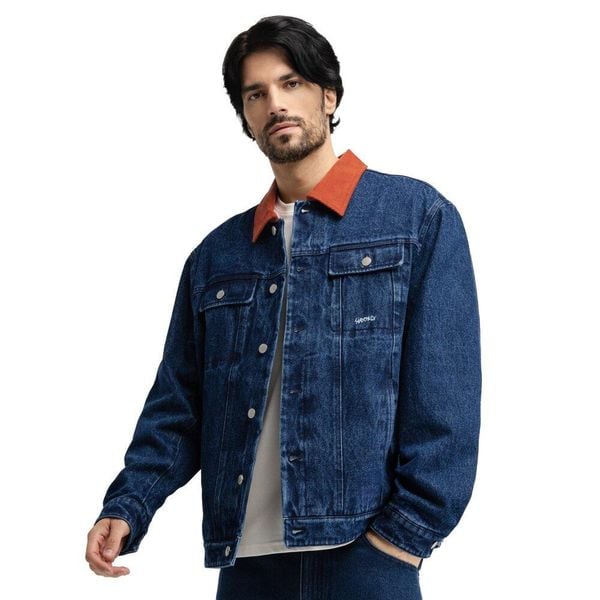 Męska kurtka dżinsowa Siroko Cody Blue. Niebieskie kurtki SIROKO, l, bez wzorów, z bawełny, bez kaptura. Za 342.40 zł.
