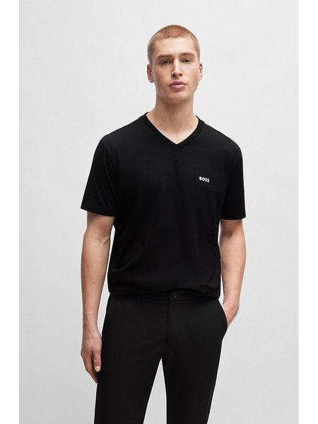 Hugo Boss Underwear Koszulka w kolorze czarnym rozmiar: L. Czarne bezrękawniki Hugo Boss Underwear, l, bez wzorów, z bawełny, bez kołnierzyka, bez ramiączek. Za 142.95 zł.