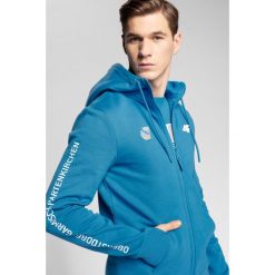 Bluza męska 4Hills BLM100 - niebieski. Bluzy z kapturem marki 4F. Za 159.99 zł.