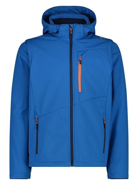 Cmp Kurtka softshellowa w kolorze niebieskim rozmiar: 56. Niebieskie kurtki outdoor i hardshell CMP, bez wzorów, z tkaniny, bez kaptura. Za 179.22 zł.
