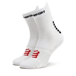 Skarpety wysokie unisex Compressport. Białe skarpety Compressport, bez wzorów. Za 89.99 zł.