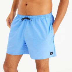 Spodenki surfingowe krótkie męskie Olaian 100 15" Hendaia Pockets. Brązowe odzież kąpielowa OLAIAN, m, bez wzorów, z materiału, sportowe. Za 34.99 zł.