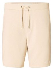 SELECTED HOMME Szorty dresowe w kolorze beżowym rozmiar: L. Brązowe krótkie spodenki sportowe Selected Homme, l, bez wzorów, z dresówki. Za 75.16 zł.
