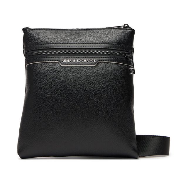 Saszetka Armani Exchange. Czarne saszetki i nerki Armani Exchange, bez wzorów, małe, bez dodatków. Za 369.99 zł.