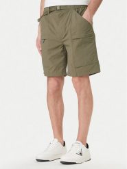 Guess Jeans Szorty materiałowe M6GDC8 WN362 Zielony Regular Fit. Zielone szorty Guess Jeans, m, z aplikacjami, z jeansu. Za 379.99 zł.