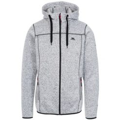 Bluza Polarowa Męska Odeno. Szare bluzy z kapturem Trespass, na zimę, l, bez wzorów, z dzianiny, z kapturem. Za 179.99 zł.
