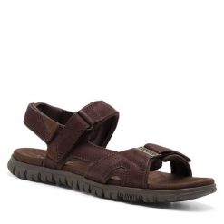 Sandały Lasocki. Czerwone sandały Lasocki, bez zapięcia. Za 159.99 zł.