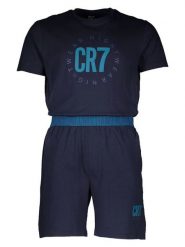CR7 Piżama w kolorze granatowym rozmiar: M. Niebieskie piżamy CR7, m, bez wzorów, z bawełny, bez ramiączek. Za 93.07 zł.
