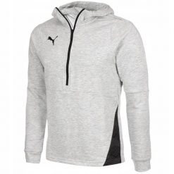 Męska bluza z kapturem suwakiem szara PUMA TEAMFINAL 21 CASUALS HOODY. Szare bluzy z kapturem Puma, m, bez wzorów, z kapturem. Za 159.00 zł.