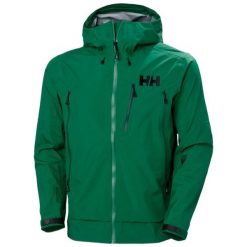 Wodoodporna kurtka Helly Hansen Odin 9 Worlds 2.0. Zielone kurtki przeciwdeszczowe Helly Hansen, m, bez wzorów, bez kaptura. W wyprzedaży za 1,669.50 zł.