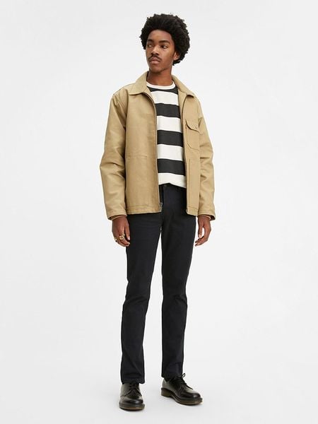 Levi's Spodnie chino "511" - Slim fit - w kolorze czarnym rozmiar: W32/L32. Czarne eleganckie spodnie Levi's®, l, klasyczne. Za 161.73 zł.