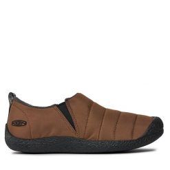Półbuty Keen. Szare eleganckie półbuty Keen, bez wzorów, bez obcasa, bez zapięcia. Za 219.99 zł.