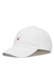 Calvin Klein Czapka z daszkiem Iridecent LV04D5133G Biały. Białe czapki z daszkiem CALVIN KLEIN, bez wzorów, z bawełny. Za 169.99 zł.