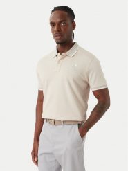 Beverly Hills Polo Club Polo M2607-HR Beżowy Regular Fit. Brązowe koszulki polo Beverly Hills Polo Club, l, bez wzorów, z bawełny, bez kołnierzyka, bez ramiączek. Za 269.99 zł.