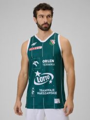 4F Koszulka meczowa replika domowa z sezonu 2025/26 męska 4F x Legia Warszawa - zielona XL. Zielone bezrękawniki 4F, l, bez wzorów, z materiału, bez kołnierzyka, bez ramiączek. Za 219.99 zł.