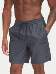 Guess Szorty kąpielowe F5GT00 WG2D2 Granatowy Regular Fit. Niebieskie kąpielówki Guess, m, z aplikacjami, z syntetyku. Za 269.99 zł.