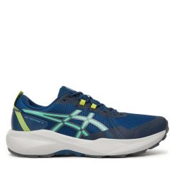 Buty do biegania Asics. Niebieskie buty do biegania ASICS, bez wzorów, bez zapięcia, do biegania. Za 359.99 zł.
