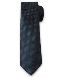 Oryginalny Krawat Męski w Drobny Wzorek - 6 cm - Alties, Atramentowy. Niebieskie krawaty i muchy Alties, bez wzorów, z tkaniny. Za 49.00 zł.