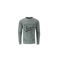 Bluza bez kaptura męska Rab FUGITIVE CREW ARCTIC. Szare bluzy RAB, m, bez wzorów, z bawełny, bez kaptura. Za 156.64 zł.