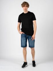 Les Hommes T-shirt | LS234335-469U | Back Lable | Mężczyzna | Czarny. Czarne t-shirty Les Hommes, m, bez wzorów, z bawełny, bez kołnierzyka, bez ramiączek. W wyprzedaży za 349.00 zł.