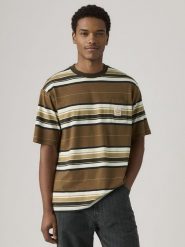 Levi's Koszulka "Workwear" w kolorze jasnobrązowym rozmiar: M. Brązowe bezrękawniki Levi's®, m, bez wzorów, z bawełny, bez kołnierzyka, bez ramiączek. Za 61.17 zł.