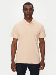 Quiksilver Polo EQYKT04375 Pomarańczowy Regular Fit. Brązowe koszulki polo Quiksilver, m, bez wzorów, z bawełny, bez kołnierzyka, bez ramiączek. Za 99.99 zł.