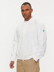 Save The Duck Kurtka bomber D31163U WIND18 Biały Regular Fit. Białe kurtki Save the duck, m, bez wzorów, z syntetyku, bez kaptura. Za 479.99 zł.