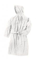 Szlafrok z kapturem Beco unisex 430 g/m² Biały. Białe szlafroki Beco, m, bez wzorów, z tkaniny, bez ramiączek, długie, z kapturem. Za 375.99 zł.