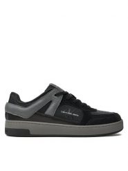 Calvin Klein Jeans Sneakersy Basket Cup Low Laceup Lth Ml Mtr YM0YM00994 Czarny. Czarne buty sportowe casual Calvin Klein Jeans, bez wzorów, z jeansu, bez zapięcia. Za 419.99 zł.