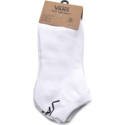 Zestaw 3 par niskich skarpet unisex VANS - Classic Low VN000XS0WHT r.38,5/42 White. Białe skarpety Vans, bez wzorów, z bawełny. Za 49.00 zł.