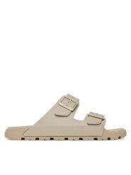 BOSS Klapki Surfley Sand Dmpr N 50505540 Beżowy. Brązowe klapki Boss, z syntetyku. Za 299.99 zł.